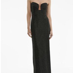 rebecca vallance strapless last dance rhinestone embellished gown